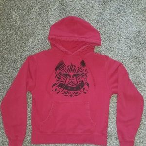 Red OBEY hoodie❤